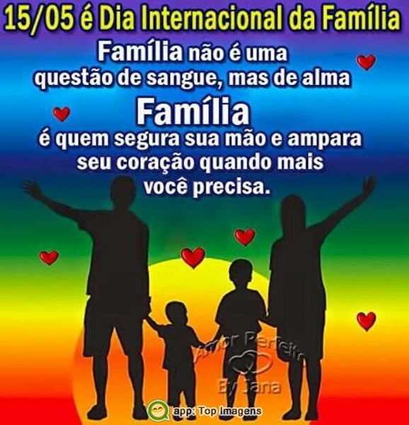 dia internacional da família 15 de maio