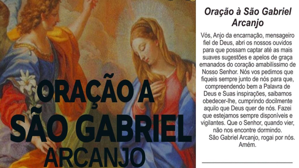 Dia de São Gabriel Arcanjo, oração do dia mensagem