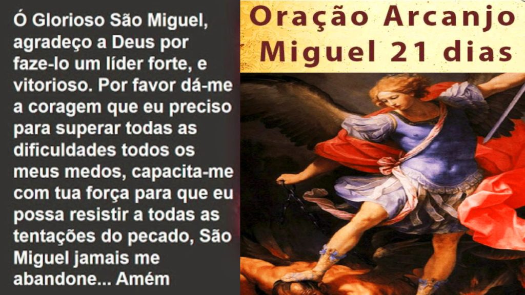 Dia de São Miguel Arcanjo oração do dia 29 de setembro
