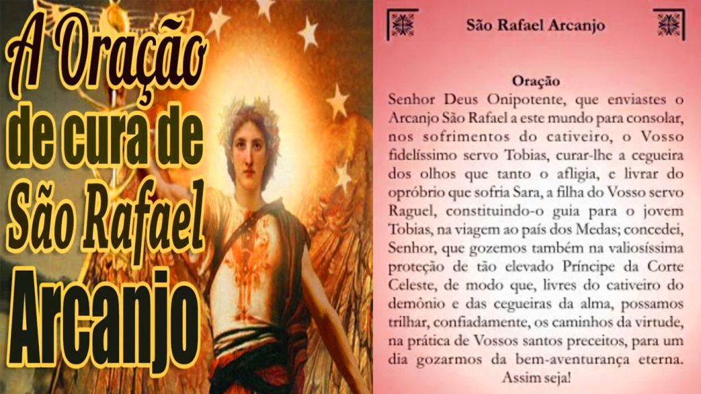 Dia de São Rafael Arcanjo, oração